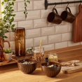 thumbnail image 2 of Bella Maison Olivia Seramik 4 Piece 2 Person Breakfast Set Brown, 2 of 2