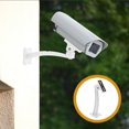 thumbnail image 1 of HAMPPLIES Easy Install White Security Camera Holder Aluminum Alloy Wall Bracket for Home Use, 1 of 8
