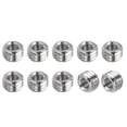 thumbnail image 1 of Unique Bargains Adaptateurs Filetage Manchon Réducteur Écrou M8x1.25 Mâle à M4x0.7 Femelle pour Réparer Insert Écrou Vis Réducteur 5mm 10 Pcs, 1 of 5