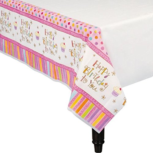 Disney Tsum Tsum Plastic Table Cover - 54x96 Inch, Birthday Party Decorations