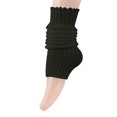 thumbnail image 4 of 2 Pack,Warm Foot Covers For Women Solid Color Party Thigh High Socks Neon Colored Knitted Leg Warmers Leg Warmers for Women Winter plus Size Toddler Candy Cane Leg Warmers Legs Warmers for Women, 4 of 4