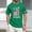 003Green, variant on Patriotic 250th Anniversary T-Shirt Men's 1776-2026 Crew Neck American Flag Print Short Sleeve T-Shirt Patriotic Dressy Independence Day Themed Loose Pullover Navy M