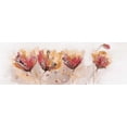 thumbnail image 3 of Quatre Petites Fleurs - Toile 20"x60 Pouces - Impression à la Demande, 3 of 5
