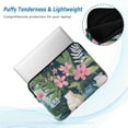 thumbnail image 2 of FORMRS 13"-13.3" Laptop Sleeve Protective Case Soft Carrying Quilted Computer Bag Cover, Green Floral, 2 of 7