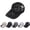 Black, variant on Solar Rechargeable Peak Cap,USB & Solar Powered Breathable Baseball Cap,3-Speed Quiet Fan for Golf, Hiking, Fishing
