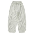 thumbnail image 3 of Stylish Girls Casual Pants Summer Fashion Trousers With Curved Design Comfortable Breathable For Teen Youth, 3 of 7