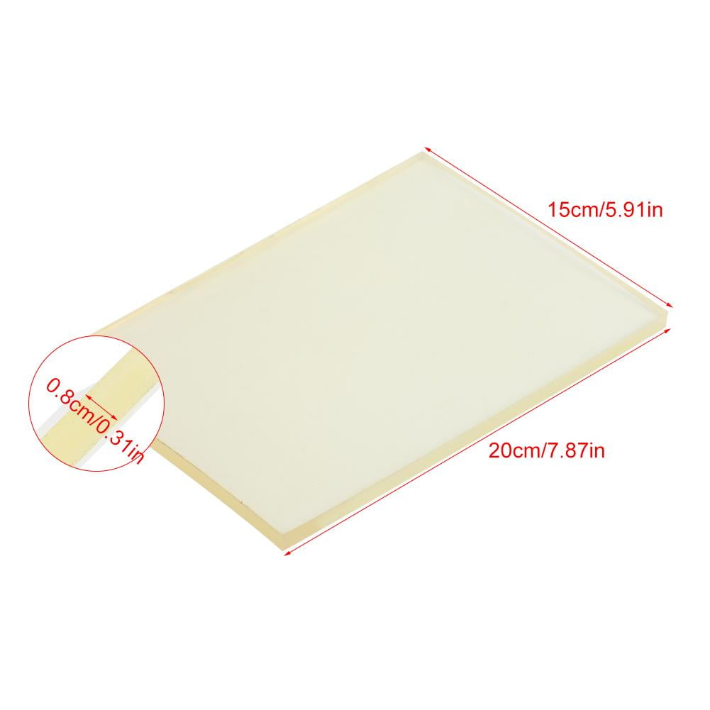 LYUMO Stamping Board,Leather Craft Rubber Mute Board Cutting Hole Punch Stamping Tool Craft DIY
