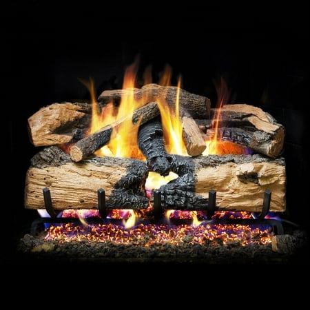 

Real Fyre Charred Evergreen Split Oak Ceramic Gas Log Set - 30