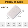 thumbnail image 2 of 6pcs Cellulose Sponges,Heavy Duty Scrub Kitchen Sponge,Clean Tough Messes Without Scratching Sponges Kitchenwhite11*7*2cmstyle:style 2;, 2 of 5