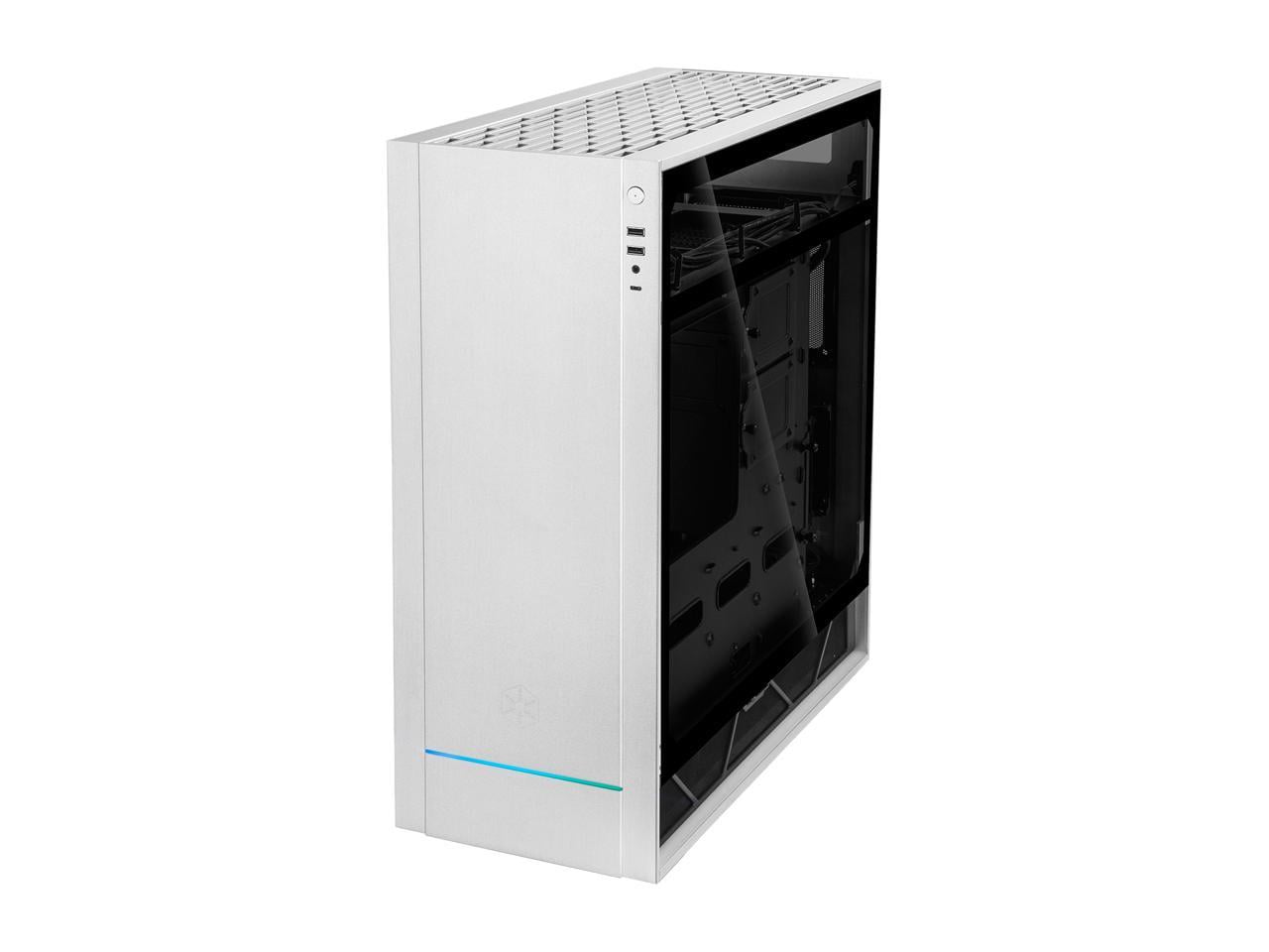 SilverStone ALTA F1 SST-ALF1S-G Silver Aluminuml / Steel / Tempered Glass ATX Mid Tower Computer Case