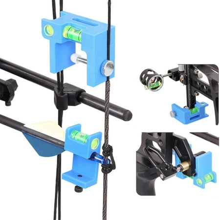 AME Archery Level Multifunctional Bow Level Tuning Tools for Rest and Sight Tunning 3D Printing Bow String Bubble Level Bow Leveling Kit for Compound Bows