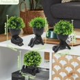 thumbnail image 4 of Artificial Succulents Potted Plant Set, Faux Succulents Office Decorations for Work Desk, Fake Plant Wall Shelf Decor for Gift, Bathroom Small Plants Decoration, Mini Plants Window Sill Decor, 4 of 16