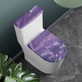 thumbnail image 2 of HELLHERO Toilet Protector Cover & Stretch Toilet Seat Lid Cover for Indoor Home, Elastic Fabric, Stretchy Fabric, Starlit Night Daisies, 2 of 8