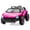 Pink, variant on CazToi 12V Dual 30W Motors Licensed Volkswagen Beetle Ride-On Car with Parent Remote Control LED Lights & Music in Pink