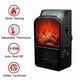 thumbnail image 3 of Calentador eléctrico portátil de 500 W enchufable, calentador cerámico para espacios, calentador eléctrico para el hogar, control de termostato y ventilador, calentador para chimenea., 3 of 5
