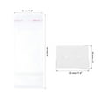 thumbnail image 2 of Uxcell 100 x 40 mm Cardstock Paper Earring Display Cards with Bags Earring Backs 1 Set White, 2 of 5