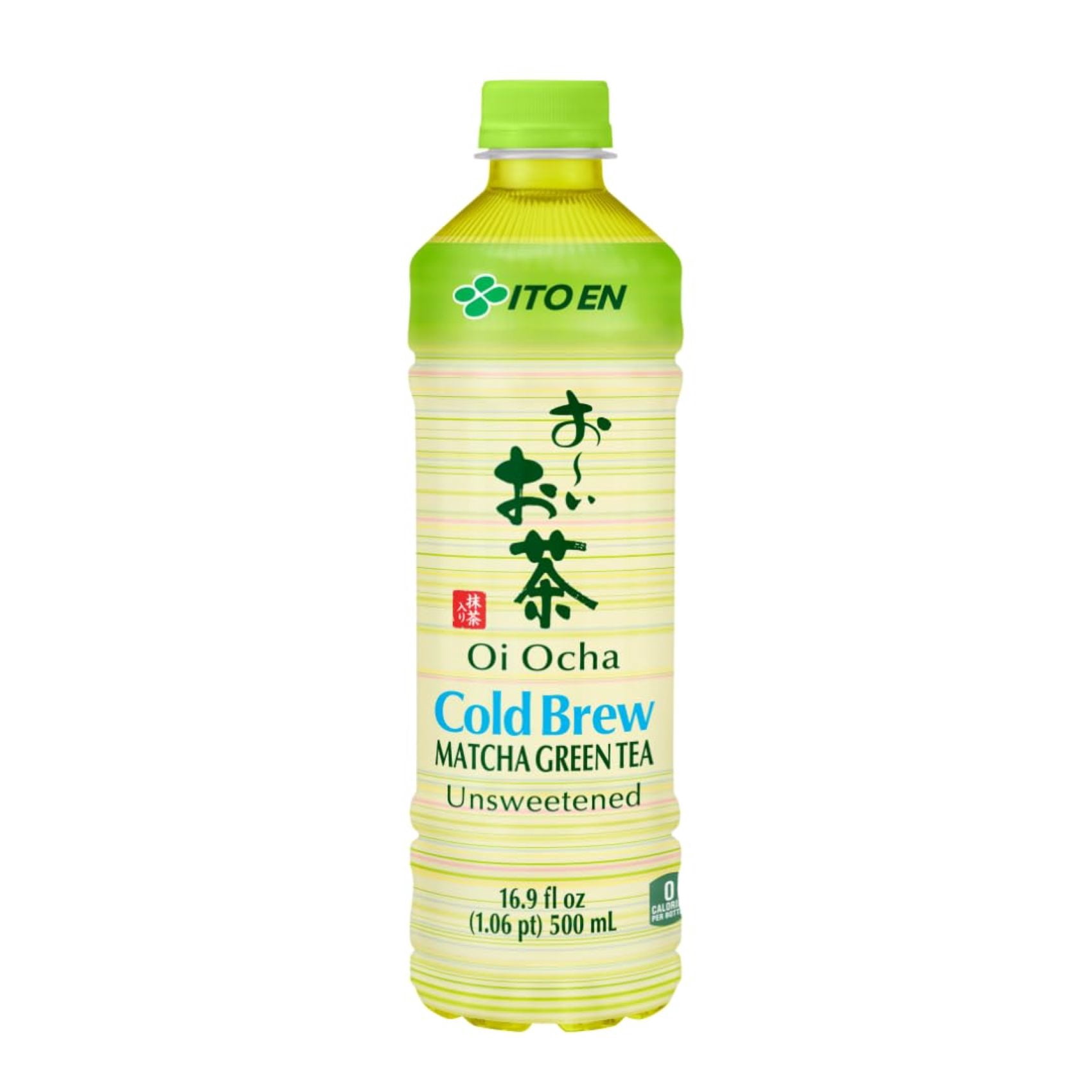 Ito En Oi Ocha Cold Brew Matcha Green Tea, Unsweetened Bottled Tea, 16.9 fl oz, 12 pack