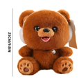 thumbnail image 3 of Juguetes de piscina, juguetes para bebés, juguetes para niños pequeños, lindo oso blanco de pelo, oso amarillo, muñeco para dormir, gansos grandes, almohada, regalo para el día, muñeco de peluche de a, 3 of 5
