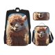 thumbnail image 1 of Fotbe Fluffy Alpaca Mountain Meadow Set Escolar 3 en 1 para Niños - Mochila Duradera con Lonchera Aislante y Estuche para Lápices - Mochila Escolar para Niños y Niñas, 1 of 7