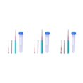 thumbnail image 3 of Guardoinrt Efficient Embroidery Punch Needle Pen Sewing Kit Knitting Tool 3 Pcs Needle 1 Pc Tube 10cm 3Set, 3 of 6