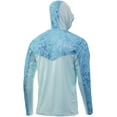 thumbnail image 2 of Huk Men's Icon X Camo Current Boca Grande Large Long Sleeve Hoodie Shirt, 2 of 8