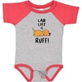 thumbnail image 3 of Inktastic Lab Life is Ruff Yellow Lab Boys or Girls Baby Bodysuit, 3 of 5