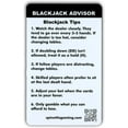 thumbnail image 4 of Basic Strategy Blackjack Card, Plastic Multiple Color, 4 of 6