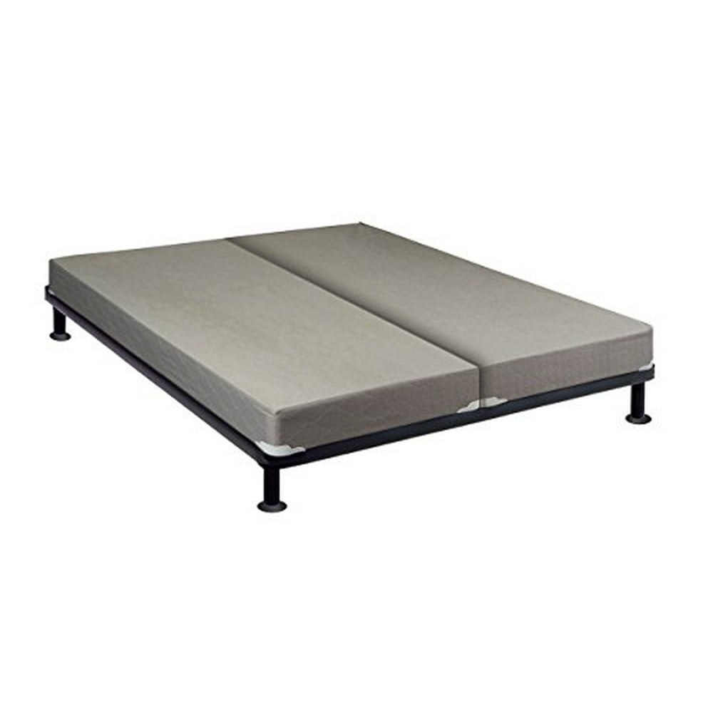 spinal solution 4" fully assembled split coil box spring for mattress, queen