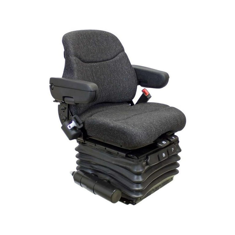 K & M Case IH Magnum Backrest Tractor Seat Cushion Gray