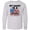 AC-Heather Grey, variant on My Daddy is a Veteran Long Sleeve Youth T-Shirt