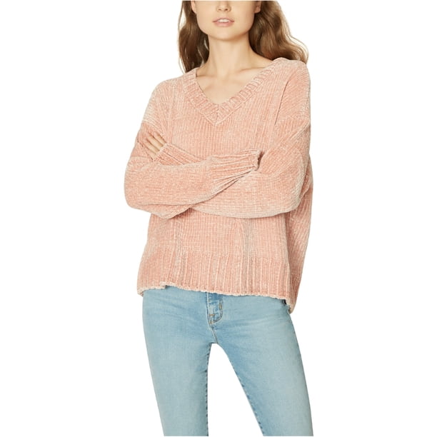 Sanctuary Clothing suéter de chenilla para mujer, rosa, grande Sanctuary Clothing Pull-over