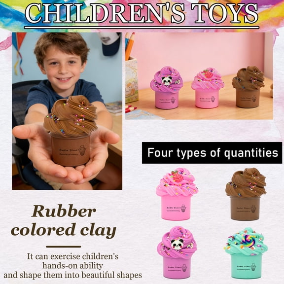 Butter Slime Set Super Soft And Non Sticky Diy Surprise Slime 70Ml, Random Butter Slime Toy For & Teens, Stress Relief Sensory Play Slime With Smooth Texture, Ideal For Party