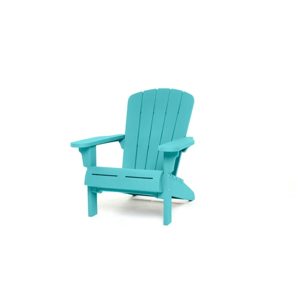 Keter Adirondack Chair Resin Outdoor, Blue Resin Adirondack Chairs