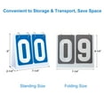 thumbnail image 2 of GOGO Scoreboard Flip Score Keeper Bulk for Basketball Game, Portable Scoreboard Up to 99 - Blue, 2 of 7