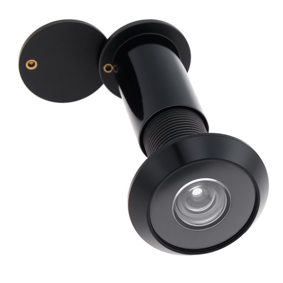 16 mm / 0.63 inch Solid Brass 200 Degree Door Viewer Peephole for 35-60 mm Doors Thickness / Office / Hotel with Rotating Privacy Cover, HD Optical Glass Lens Security Peek Peep Holes