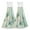 Light Green Butterfly, variant on Wobogo Kitten Flower Picture Hand Towel Set of 2 Absorbent for Kitchen and Bathroom With Velcro Hanging Loop 18.2×14in