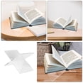 thumbnail image 6 of WHAMVOX Book Display Stand Acrylic X-Shaped 2Pcs 8.7X4.3X4.3In, 6 of 8