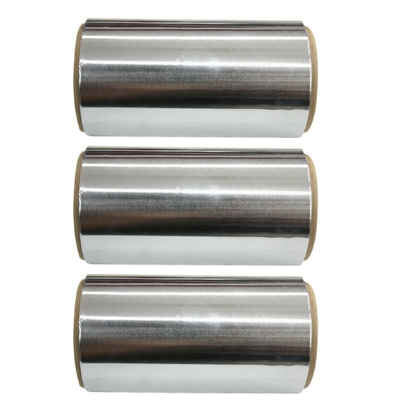 Milisten 3 Roll of Hairdressing Perm Foil Hair Coloring Manicure Tin Foil Hair Styling Tool Barber Accessories