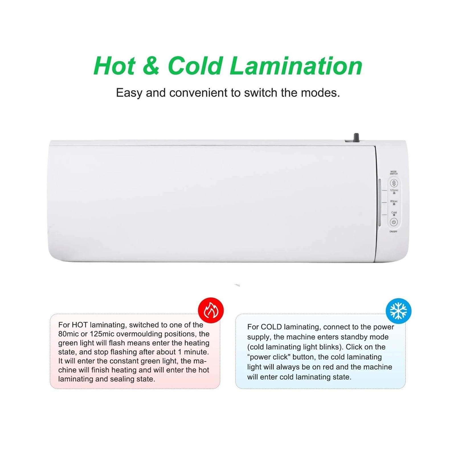 SL988 Desktop A4 Laminator Machine Set Hot And Cold Lamination 2 Roller System With Paper Cutter Rounder Hole Puncher
