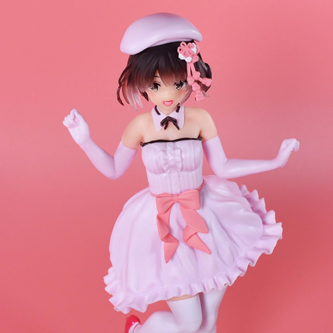 New Saekano: How to Raise A Boring Girlfriend Megumi Kato (White skirt Ver) Character Anime Model Statue Action Figures Desktop Ornament Popular Decorations Fan Souvenirs Creative Gift Collectable
