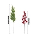 thumbnail image 3 of Simulation Of And Branches Red Berries Combination Christmas Needles Home Table Flower Arrangement Decorative Ornaments, 3 of 6
