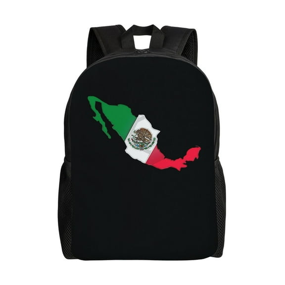Carry On Backpack Mexico Flag Map Travel Laptop Backpack For Women Men Traveling Business Hiking Casual Gym