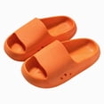 thumbnail image 3 of CAUYDY Kids Cloud Slides Girls Boys Slip On Slide Sandals Comfort Non-Slip Thick Sole Slippers Summer Shower Shoes Pool Beach Water Shoes(L101-Orange,3), 3 of 6