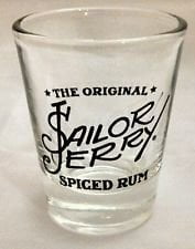 Sailor Jerry Spiced Rum Shot Glass American Eagle 