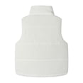 thumbnail image 2 of LittleSpring Boys Girls Puffer Vest Sleeveless Jacket for Kids Winter Outerwear, White 5T, 2 of 8