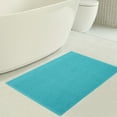 thumbnail image 4 of American Soft Linen, Slip Reducer Bath Rug, 100% Cotton20x34 inches, Soft Absorbent Bath Mat Rugs, Turquoise, 4 of 7