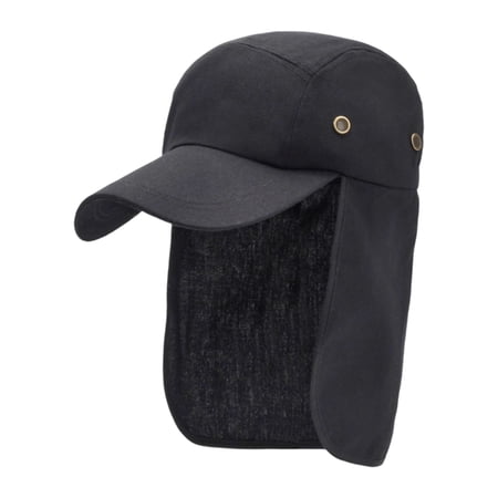 Outdoor Fishing Traveling Hat Breathable Caps for Women Men Adjustable Sun Protections Hat with Neck Flap