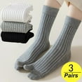 New Japanese Tabi Toe Socks Men Women Harajuku Sweaty Deodorant Breathable Two Finger Socks