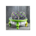 thumbnail image 3 of 2.5" Mardi Gras Plaid Ribbon: Purple, Gold, Green (10 Yards), 3 of 4