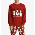 thumbnail image 6 of Boys Sets Size 10-12 Kids Christmas Pajamas Cotton Long Sleeve Matching Holiday Pjs Set Toddler Boys Girls Kids Xmas Jammies Red, 5-6 Years, 6 of 6